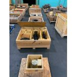 (7) Crates/Pallets w/ Coupling Shaft, Gear Assy., Hubs, Springs, Conveyor Chain