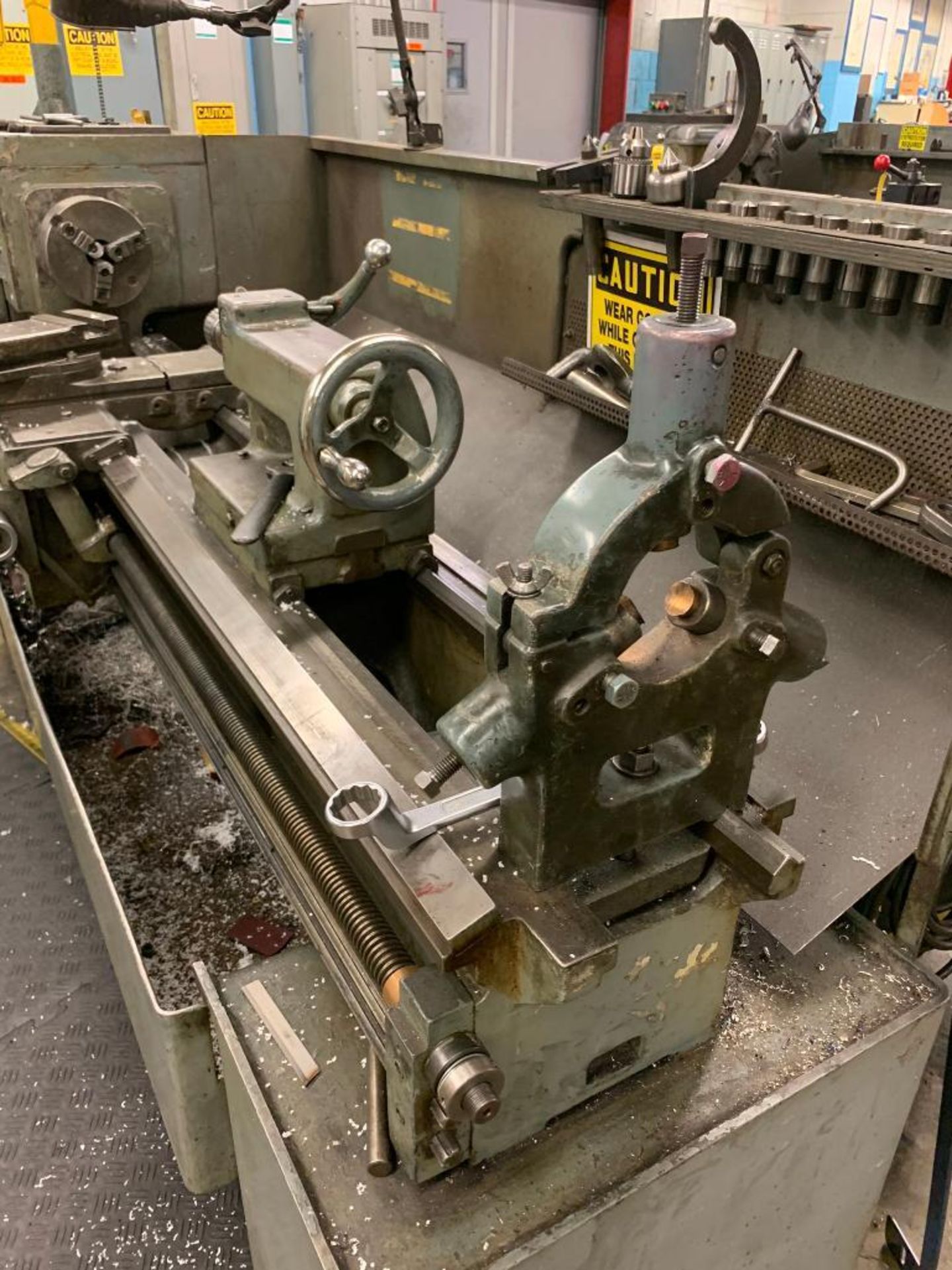 LeBlond Regal Engine Lathe, 8" 3-Jaw Chuck, Tailstock w/ Drill Chuck, Tailstock, 4" Steady Rest - Image 8 of 8