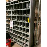 (10x) Bays of Assorted Shelving w/ Pipe Fittings, Pipe Nipples, Elbows, Connectors, Tees, Hardware