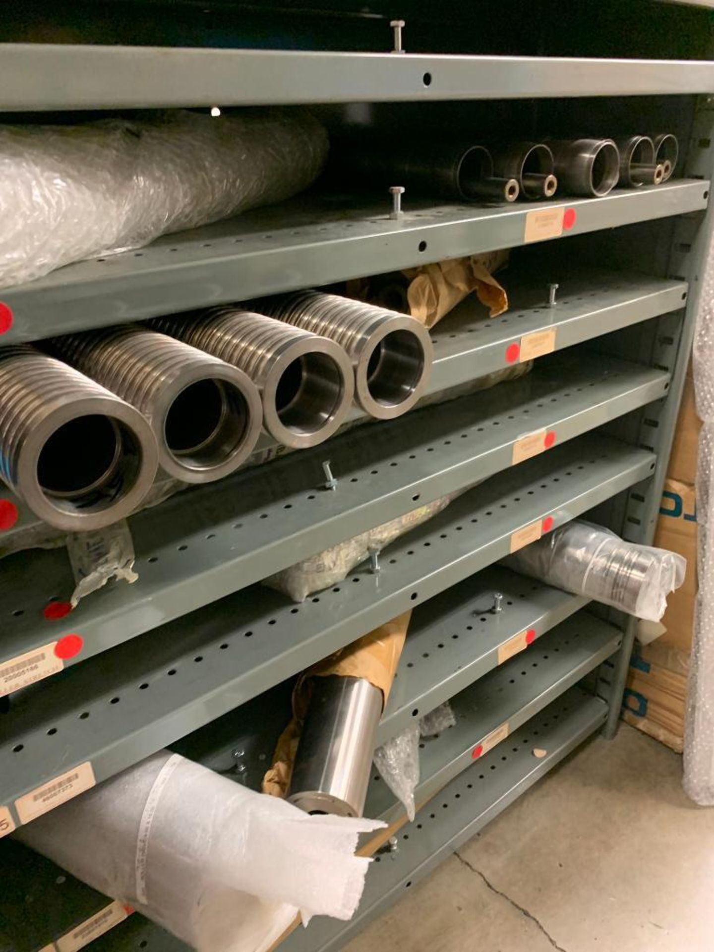 (10x) Bays of Clip Style Shelving w/ Content of Rollers, Roller Chain, Pulleys, Sprockets, Gears, Pa - Image 43 of 46