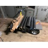 Little Giant Material Cart w/ Pneumatic Tires & Spring Content