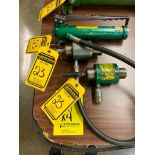 Greenlee Hydraulic Hand Pump, Model 767, & Jacks, Model 746