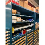 Vidmar 4-Shelf Unit w/ Regulator, Solenoid Valves, Rollers, Cutting Bar, Bushings