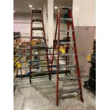 (2) 8' Fiberglass Step Ladders