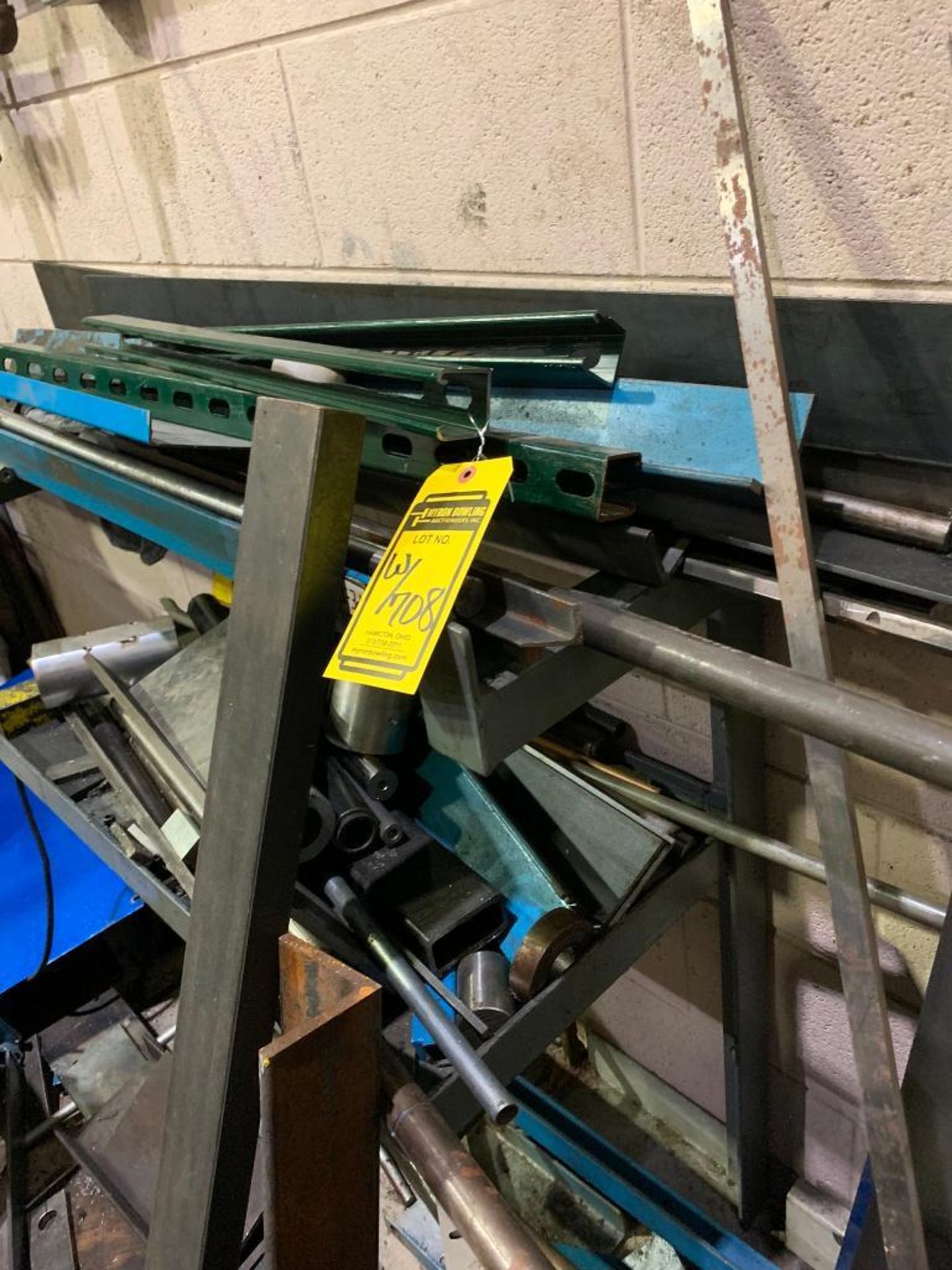 9" X 16" Horizontal Band Saw, Blade: 1" X .032" X 119-1/2" & Steel Rack w/ Content - Image 7 of 9