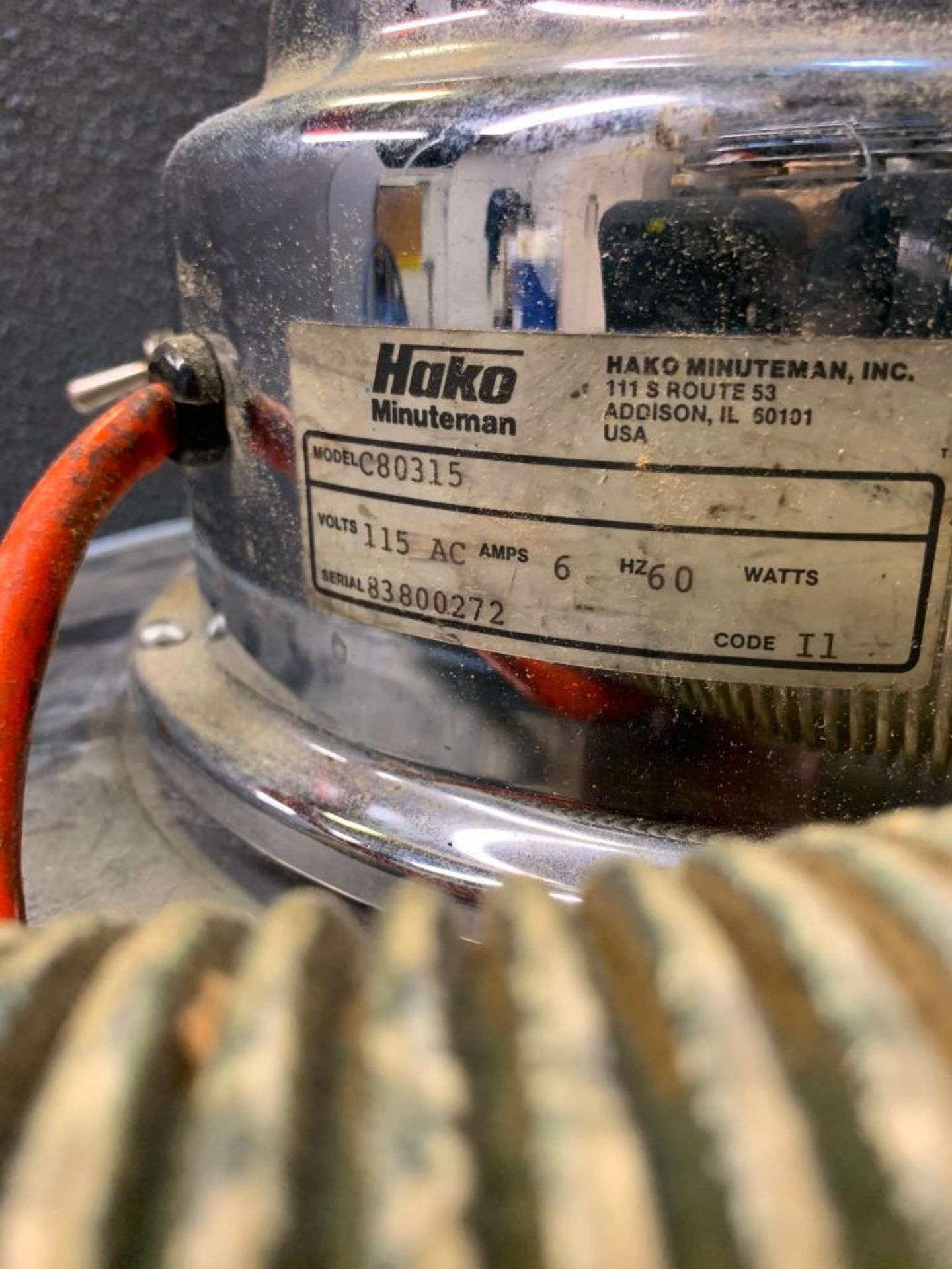 Hako Minuteman Industrial Vacuum, 115 V - Image 3 of 3