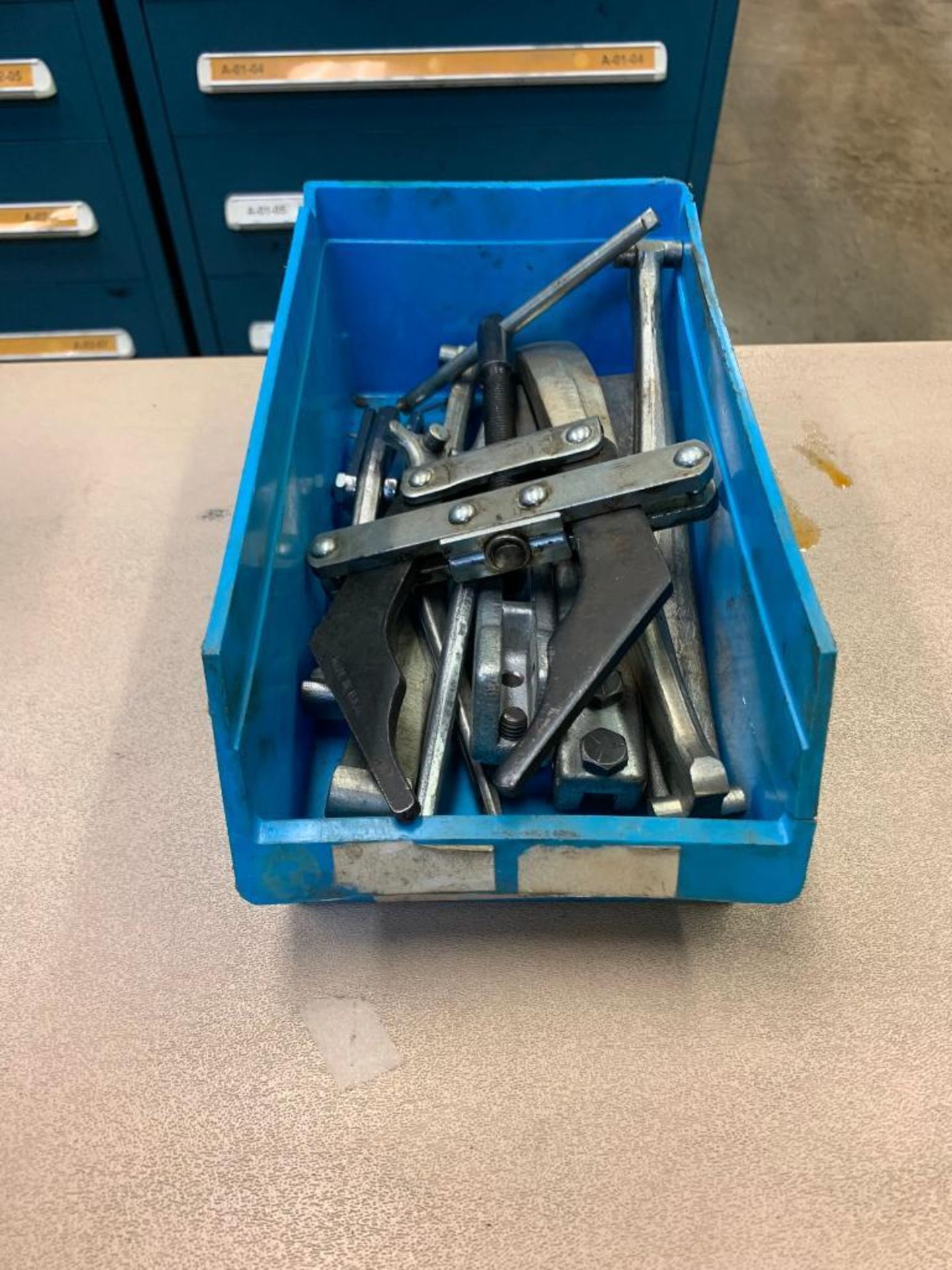 Box of Assorted Pullers, Puller Parts