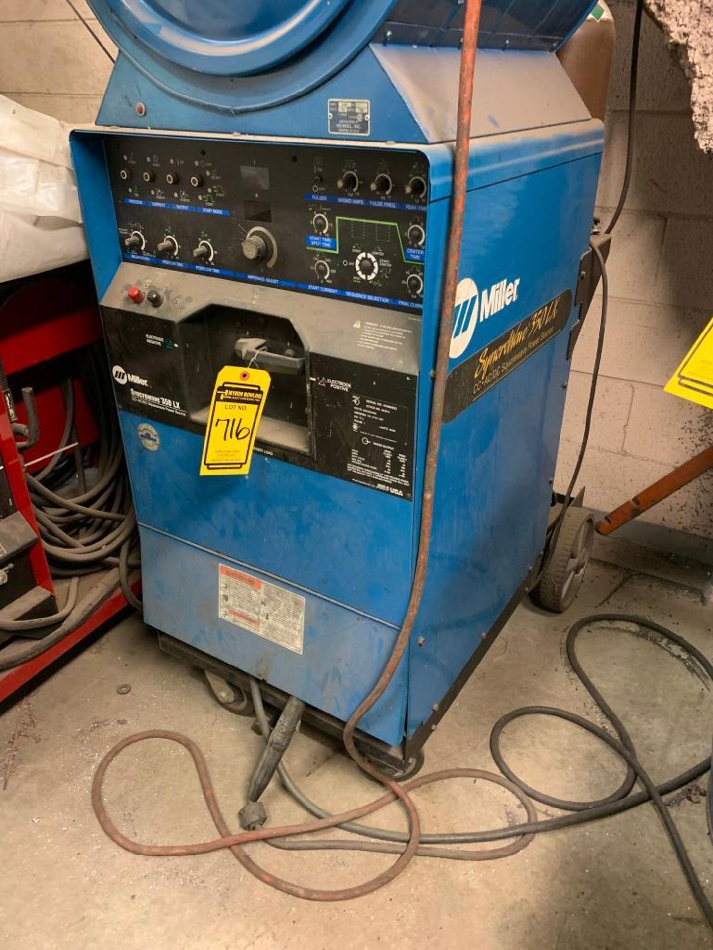 Miller Synchrowave 350 LX CC AC/DC Squarewave Welding Power Source, S/N KK060922 - Image 2 of 4