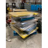 (4x) Bishamon Scissor Lift Tables, Model EZ-30, 4' X 4' Platform