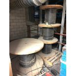 (5x) Spools of Wire, Spool Rack