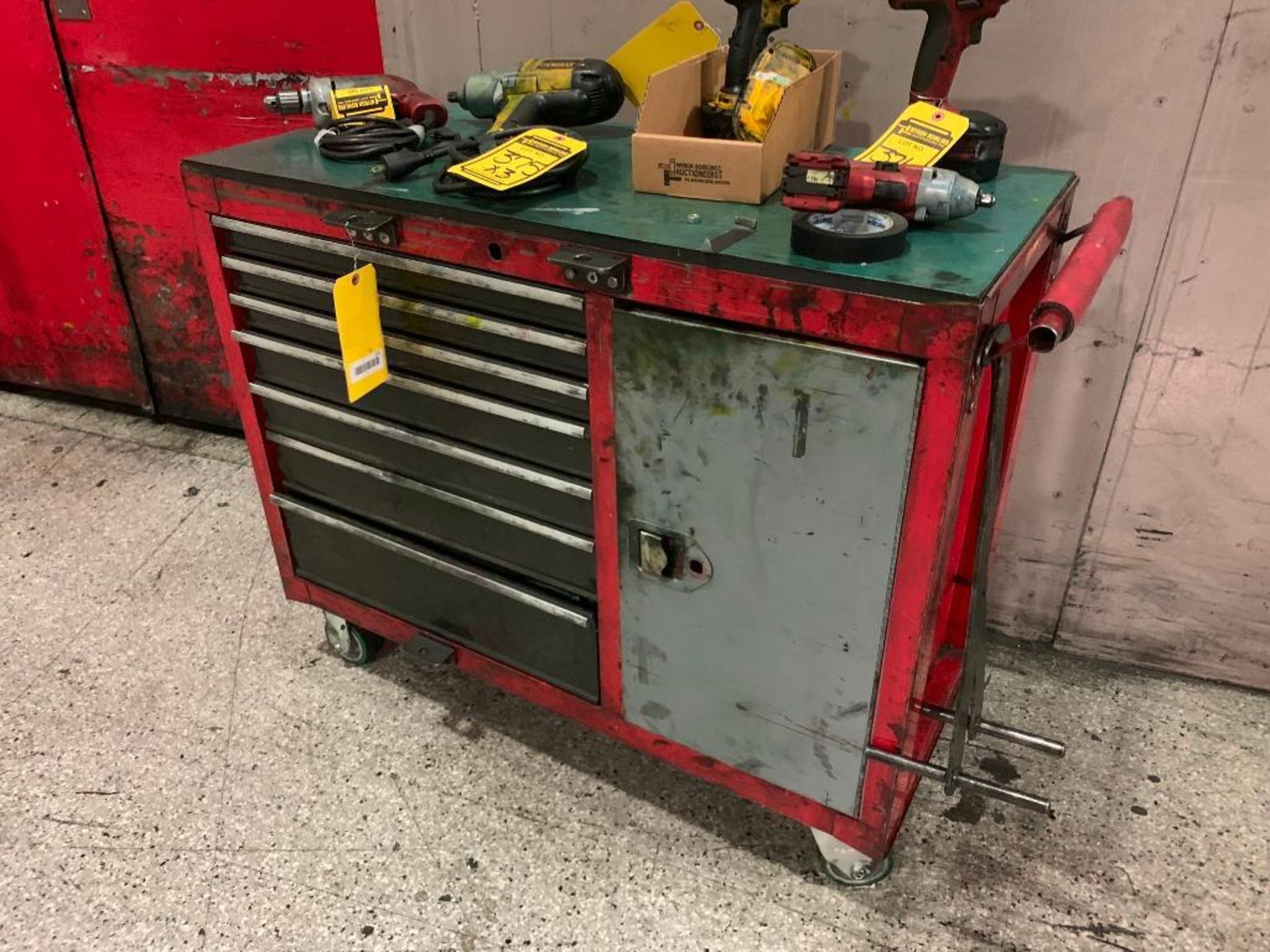 Rolling Toolbox w/ Content & Utility Cart