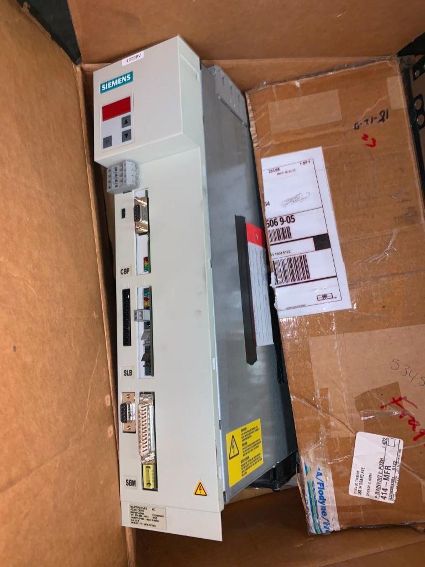 Items in Caged Area; Unitek Cutting Machine, Model 325-9H, 440 V, S/N 21787, Assorted Electric Motor - Image 45 of 47