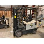 Crown 6,000 LB. Capacity Electric Forklift, Model FC4540-60, 36V, 3-Stage Mast, 180" Max. Load Heigh
