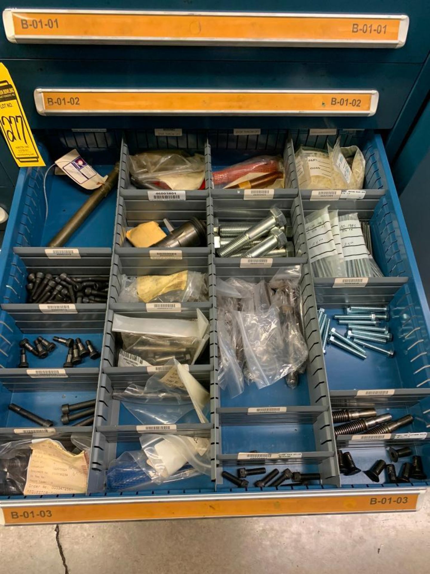 Vidmar 6-Drawer Cabinet w/ Assorted Screws - Image 4 of 7