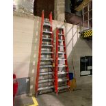 (3) Assorted Fiberglass Step Ladders; Louisville 5', Werner 10', & Louisville 10'