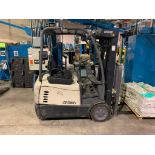 Crown 3,000 LB. Capacity Electric Forklift, Model SC5225-30, 36V, 3-Stage Mast, 172" Max. Load Heigh