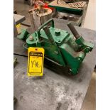 Greenlee Hydraulic Bender, No. 770, Cart w/ Accessories