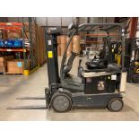 Crown 5,000 LB. Capacity Electric Forklift, Model FC4525-50, FC4500 Series, 36V, 3-Stage Mast, 188"