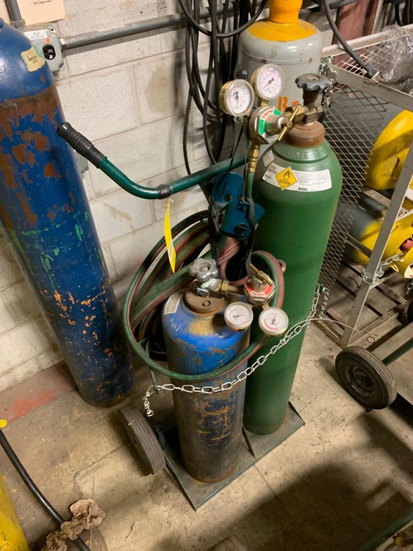 Torch Cart w/ Gauges, Hose