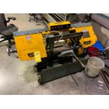 9" X 16" Horizontal Band Saw, Blade: 1" X .032" X 119-1/2" & Steel Rack w/ Content