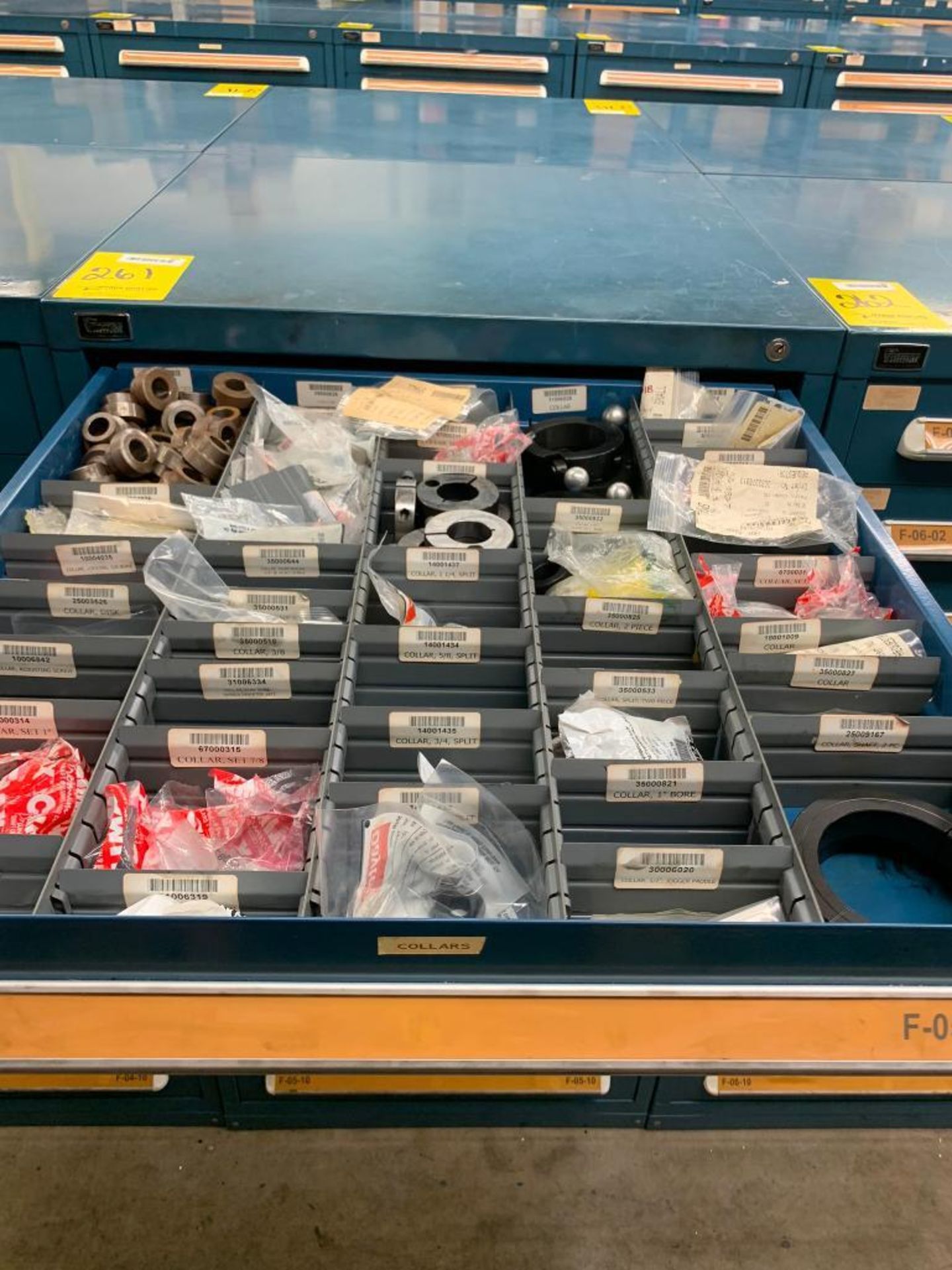 Vidmar 10-Drawer Cabinet w/ Collars, Oil Seals, Seal Kits, Gaskets, Assorted Cams - Image 2 of 13