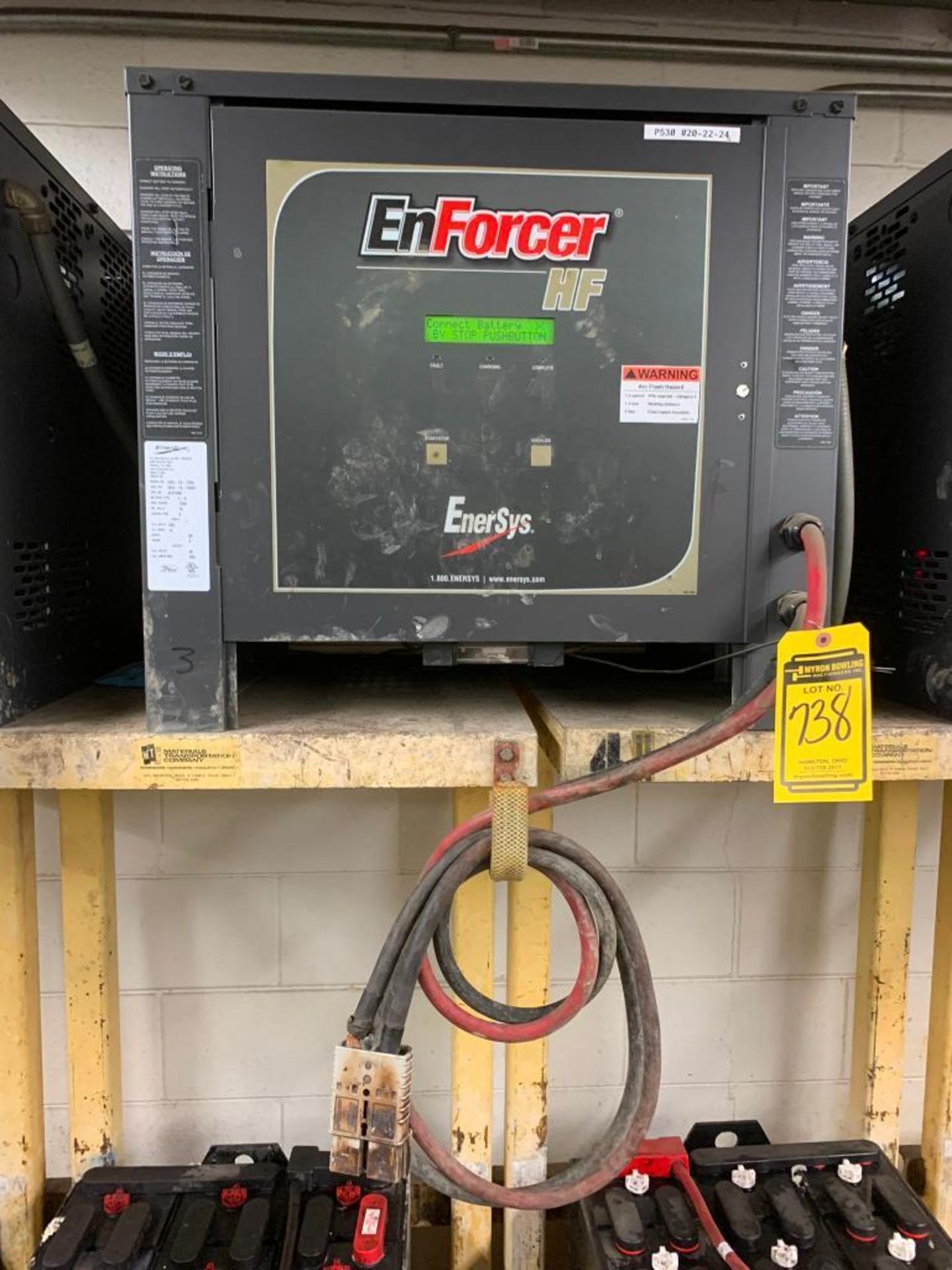 Enersys Enforcer 36V Battery Charger, Model EH3-18-1200, S/N JL97496 - Image 2 of 3