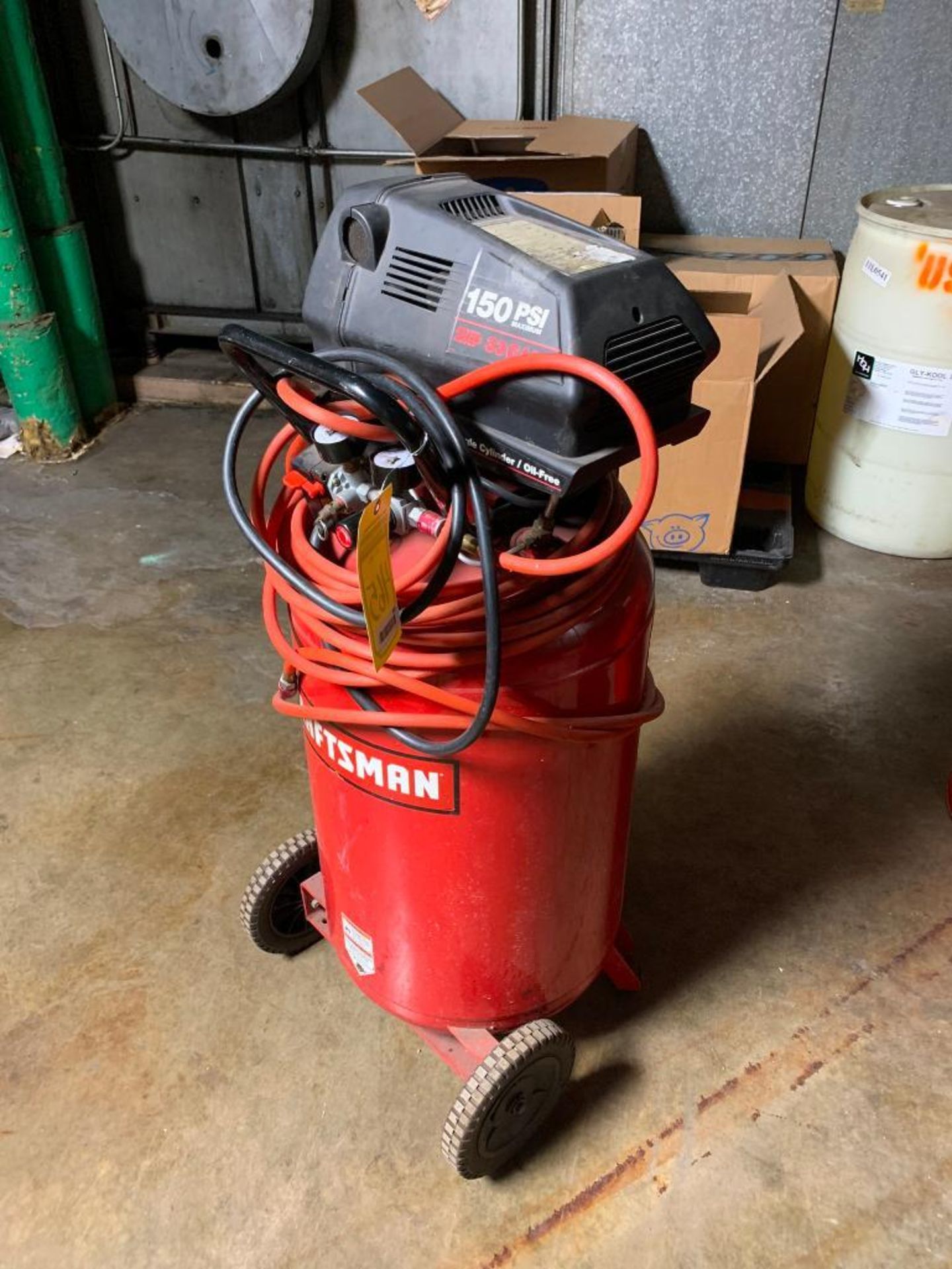 Craftsman 33-Gallon Tank Mounted Air Compressor, 2-HP, 150 PSI - Image 2 of 4