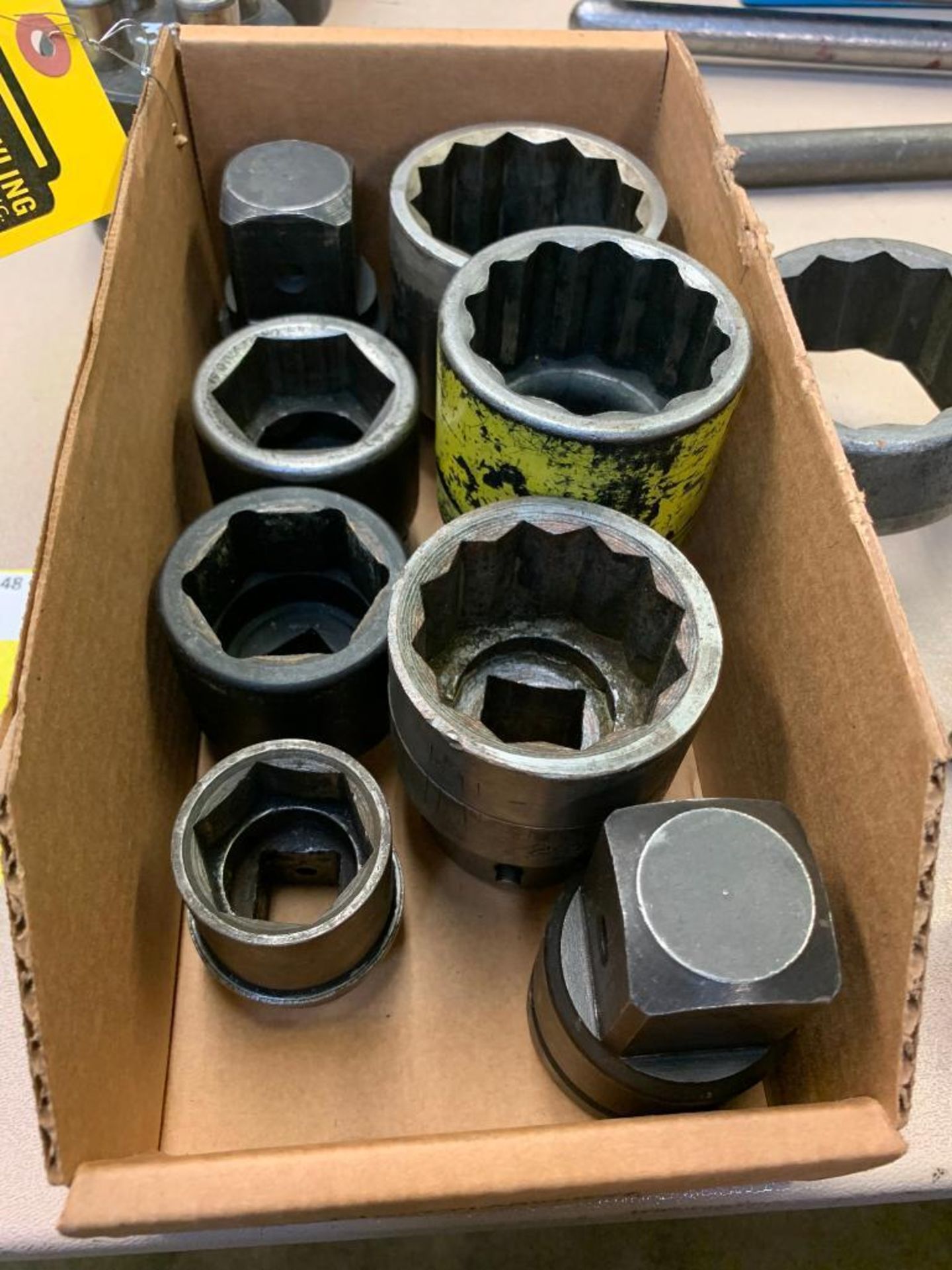 Box of Assorted Impact Sockets, Adapters - Image 2 of 2