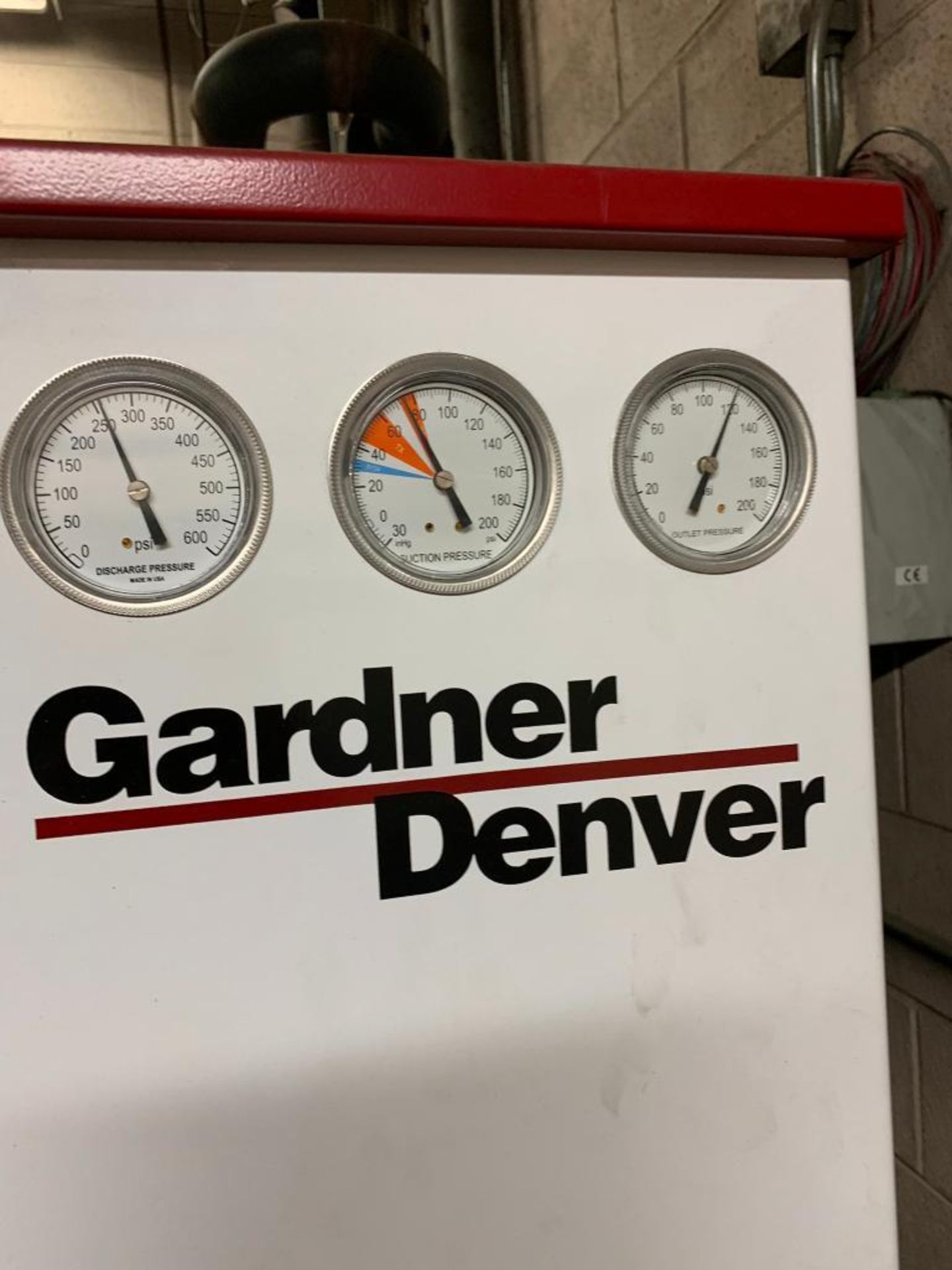 Gardner Denver Air Dryer, Model GSRN-1500A-436, 460/60/3, 9-HP, R404A Refrigerant, S/N 68271, Gardne - Image 2 of 3