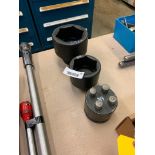 (3) Assorted Impact Sockets, 3-3/4", 3", & Specialty