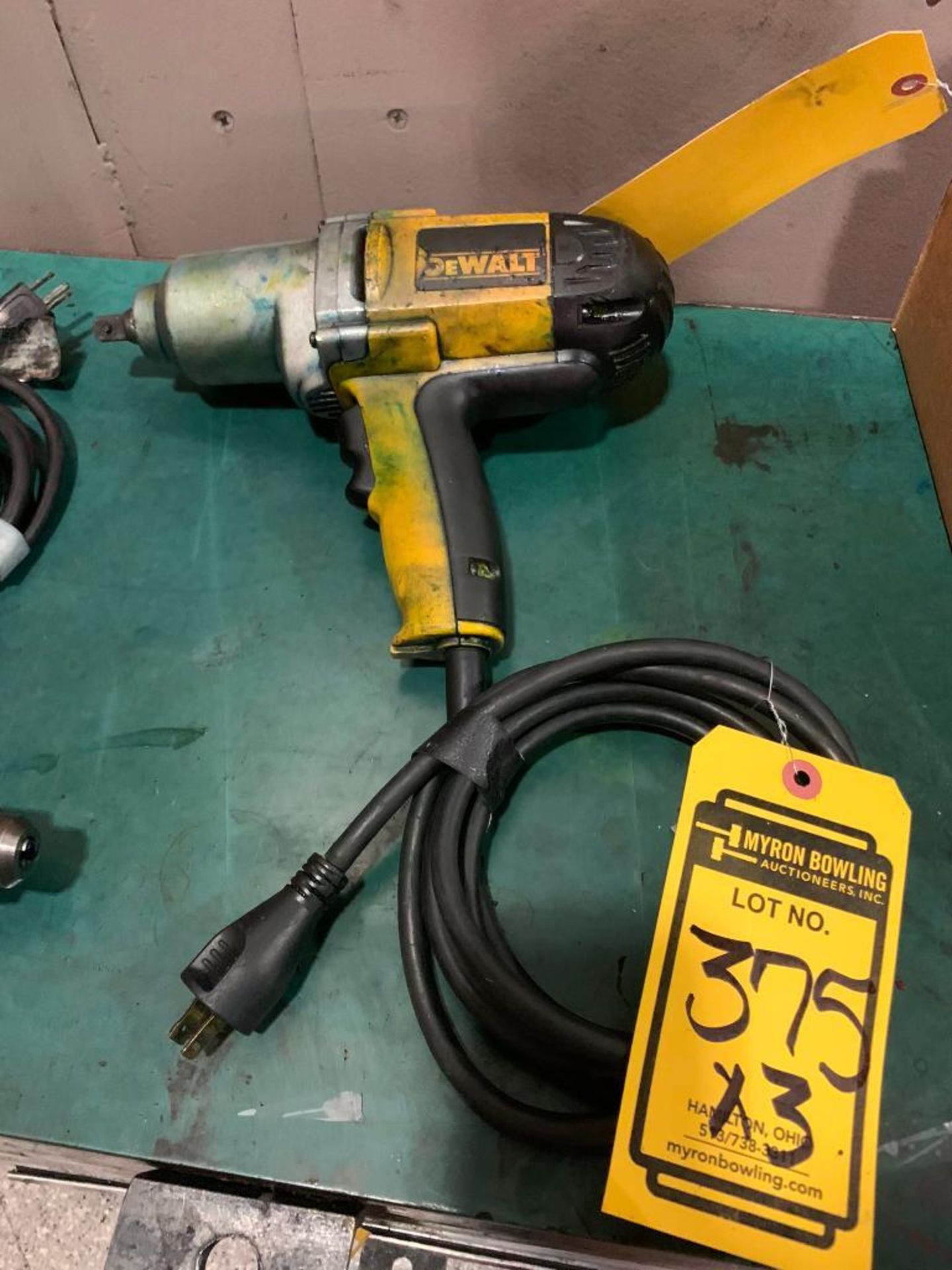 (3) Dewalt Tools; Dewalt 1/2" Electric Impact Wrench, (2) Dewalt 3/8" Cordless Drill/Drivers