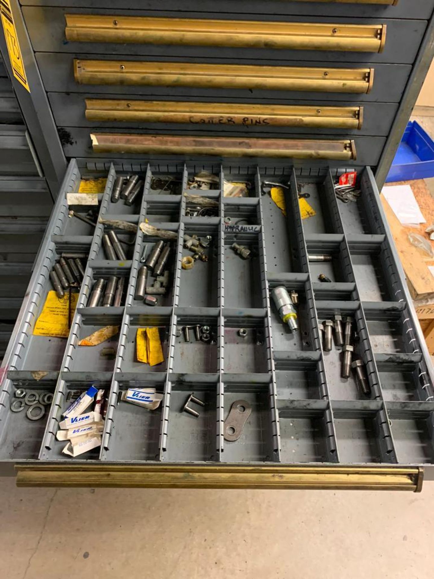 Equipto 16-Drawer Cabinet w/ Hardware Content - Image 9 of 18