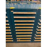 Vidmar 10-Drawer Cabinet w/ Assorted Cylinders, Manifolds