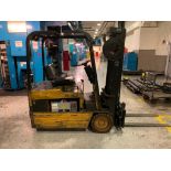 Caterpillar 3,500 LB. Capacity 3-Wheel Electric Forklift, Model F35, 4-Stage Mast, 240" Max. Load He