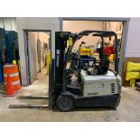 Crown 3,000 LB. Capacity Electric Forklift, Model SC5225-30, 36V, 3-Stage Mast, 172" Max. Load Heigh