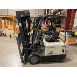 Crown 3,000 LB. Capacity Electric Forklift, 4000 Series, 4-Stage Mast, 240" Max. Load Height, S/N 9A