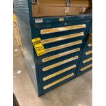 Vidmar 7-Drawer Cabinet w/ Weller Heaters, Tube Cutter, Resurfacers, Loctite, Hand-Held Irons, Cutti