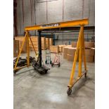 Handling Systems 2-Ton Gantry Crane, 7'-10" Clearance, 9-10" W