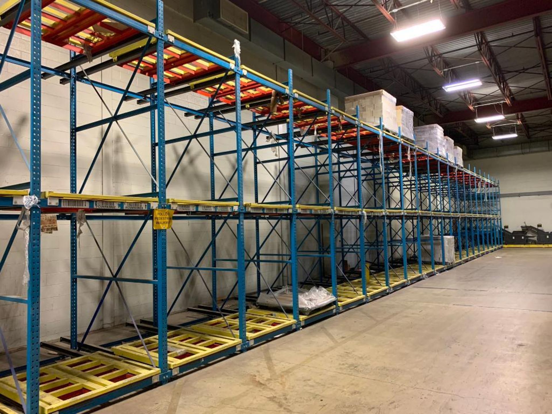 (33x) Bays of Bolt-Together Push-Back Rack; 15' T X 104" D, Each Bay Has (6) Pallet Positions - Image 6 of 10