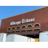Large Chicago Tribune Sign (Located on the South Side of the Building)