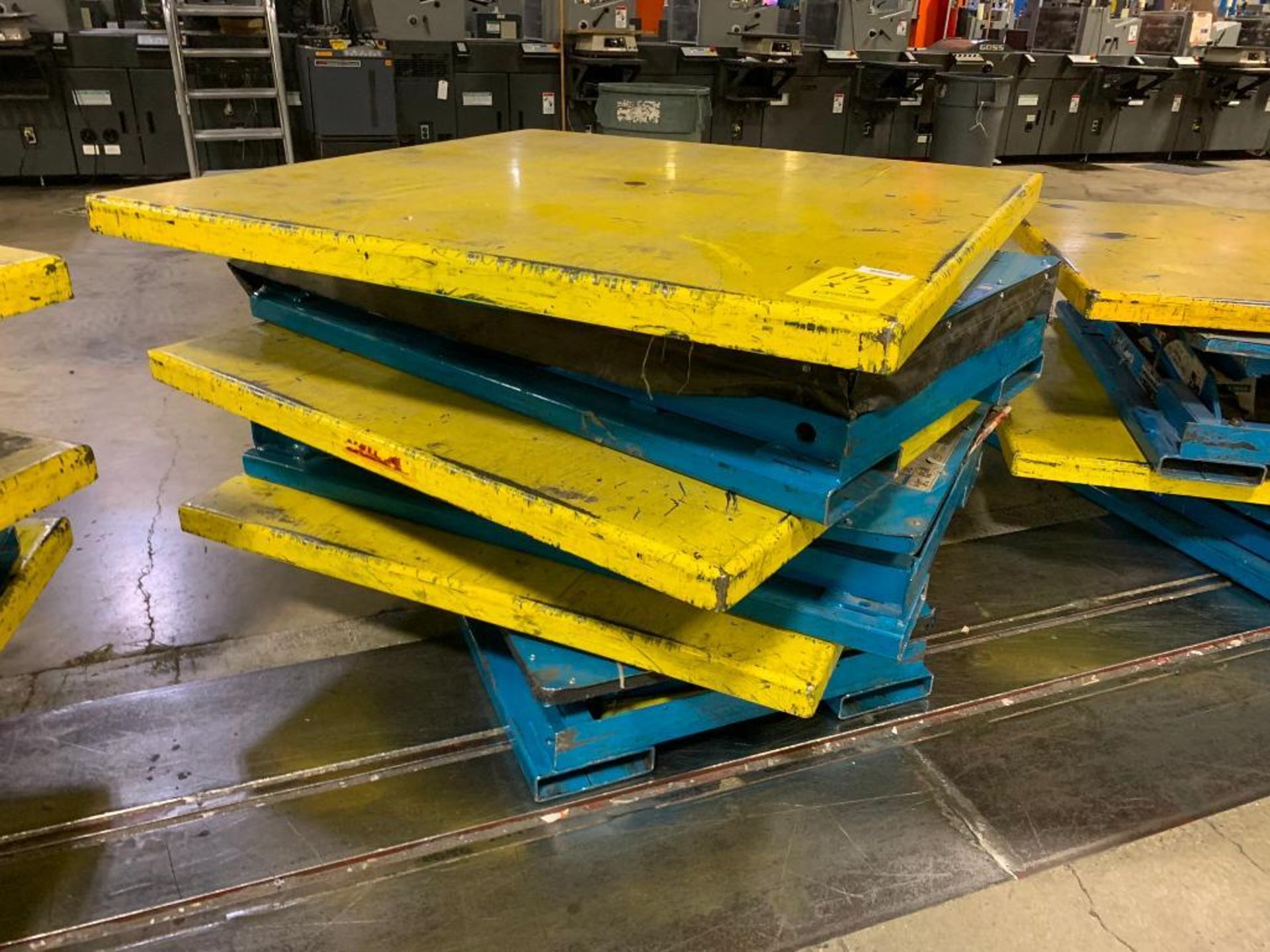 (3x) Bishamon Ez-Loader 3,000 LB. Capacity Scissor Lift Tables - Image 2 of 2