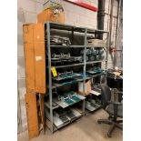 Contents of Room; (22) FMC Syntron J-50 Joggers, Shelf Unit w/ Induction Motors, Conveyor Parts, Par