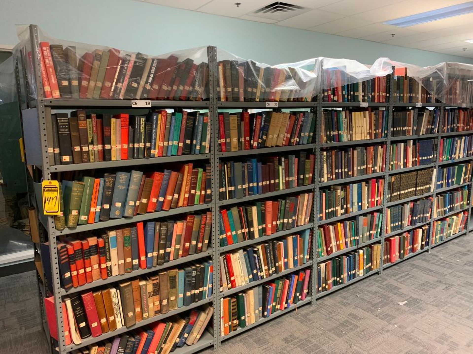 (6) Sections of Clip Shelving w/ Assorted History Books, Public Papers of Franklin D. Roosevelt, A H - Image 2 of 89