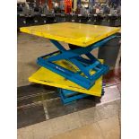 (3x) Bishamon Ez-Loader 3,000 LB. Capacity Scissor Lift Tables