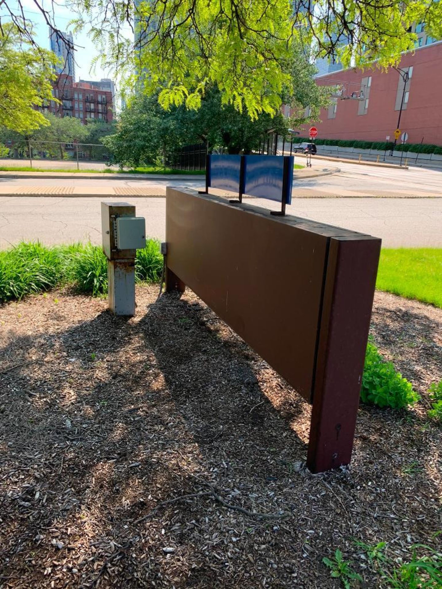 Chicago Tribune South Entry Sign (Located at the Grand Ave. Gate Entrance) - Image 2 of 2