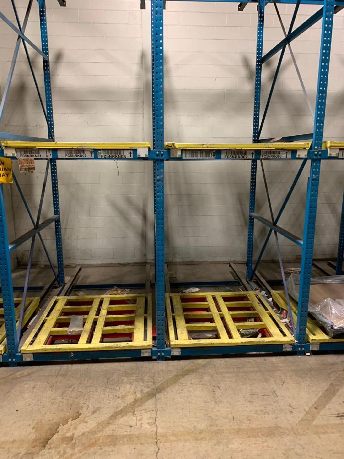 (33x) Bays of Bolt-Together Push-Back Rack; 15' T X 104" D, Each Bay Has (6) Pallet Positions - Image 7 of 10