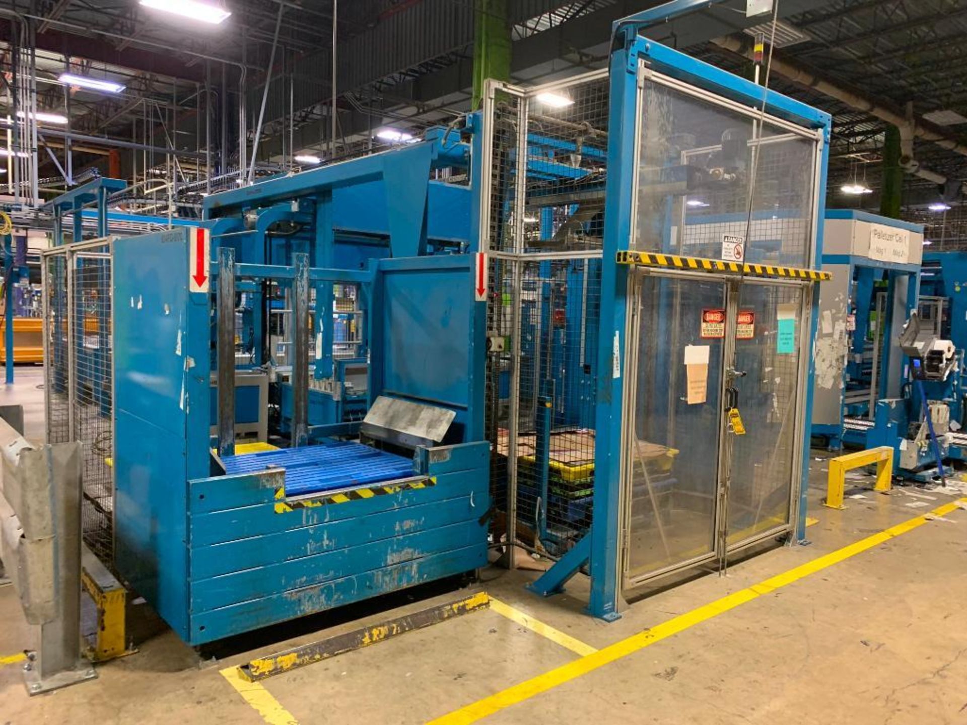 2007 Schur Packaging Systems AB Palletizer, Type WINROB, S/N 6832