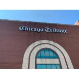 Large Chicago Tribune Sign (Located on the North Side of the Building)