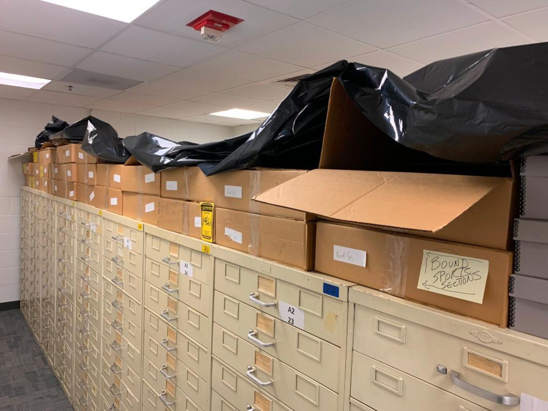 (28) Boxes of Chicago Tribune Newspaper Sports Books (Located on 3rd Floor)