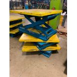 (3x) Bishamon Ez-Loader 3,000 LB. Capacity Scissor Lift Tables